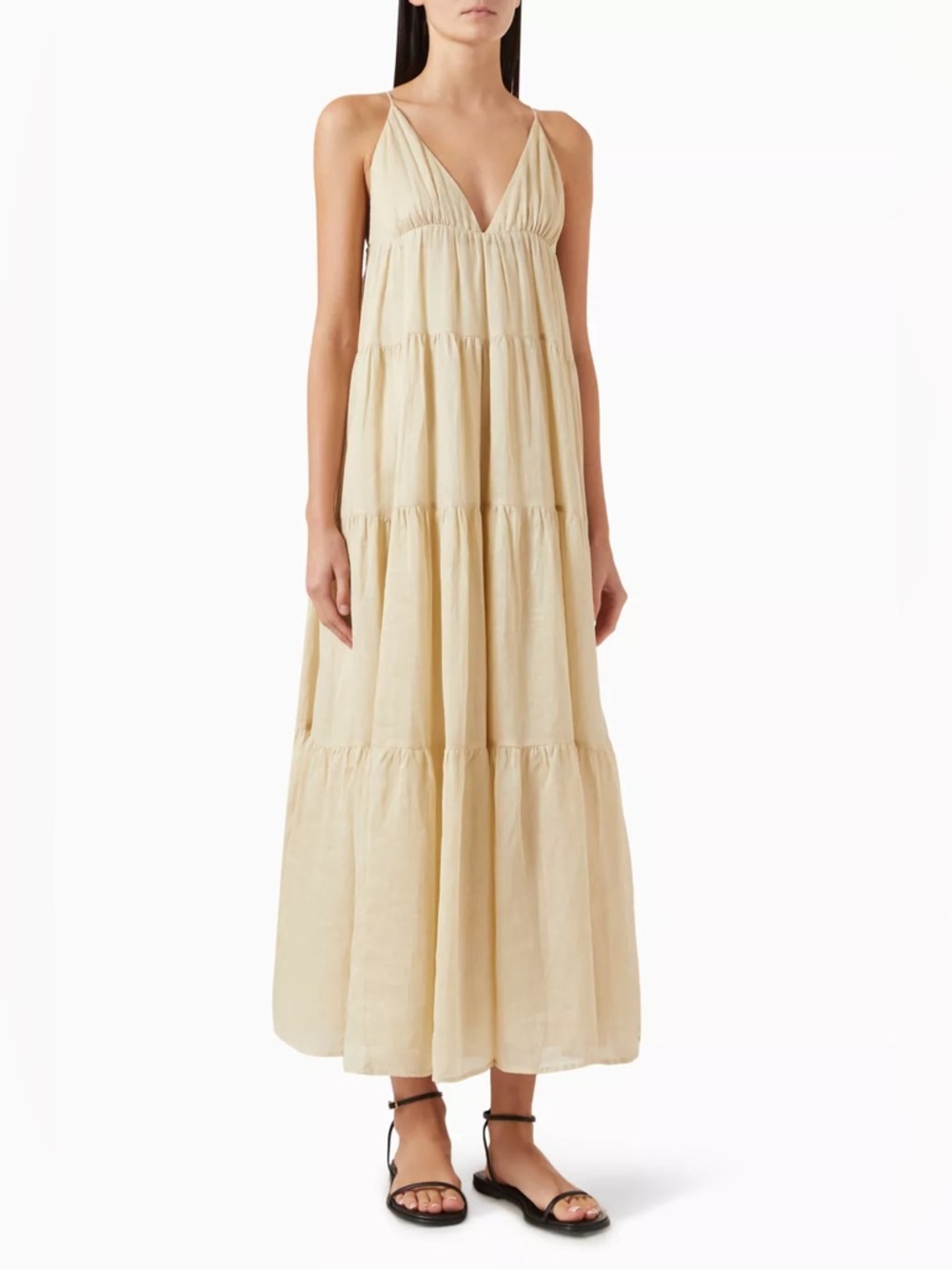DISSH Liza Midi Dress Neutral Size 8 US / 40 EU